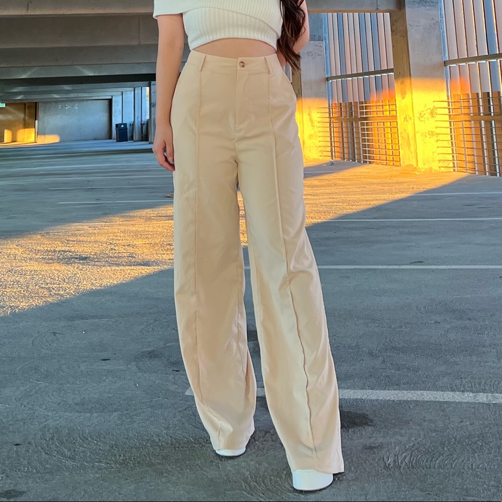 Pleated Wide Leg trousers